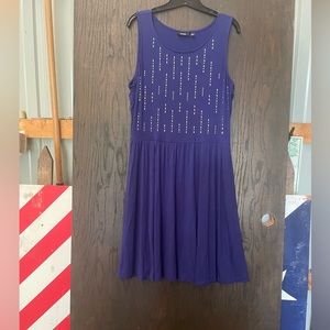 Women’s blue apt 9 cotton summer dress size large
